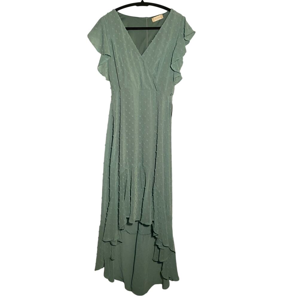 Alterd State - Light Teal Ruffled High-Low Dress - Women's Small NWT